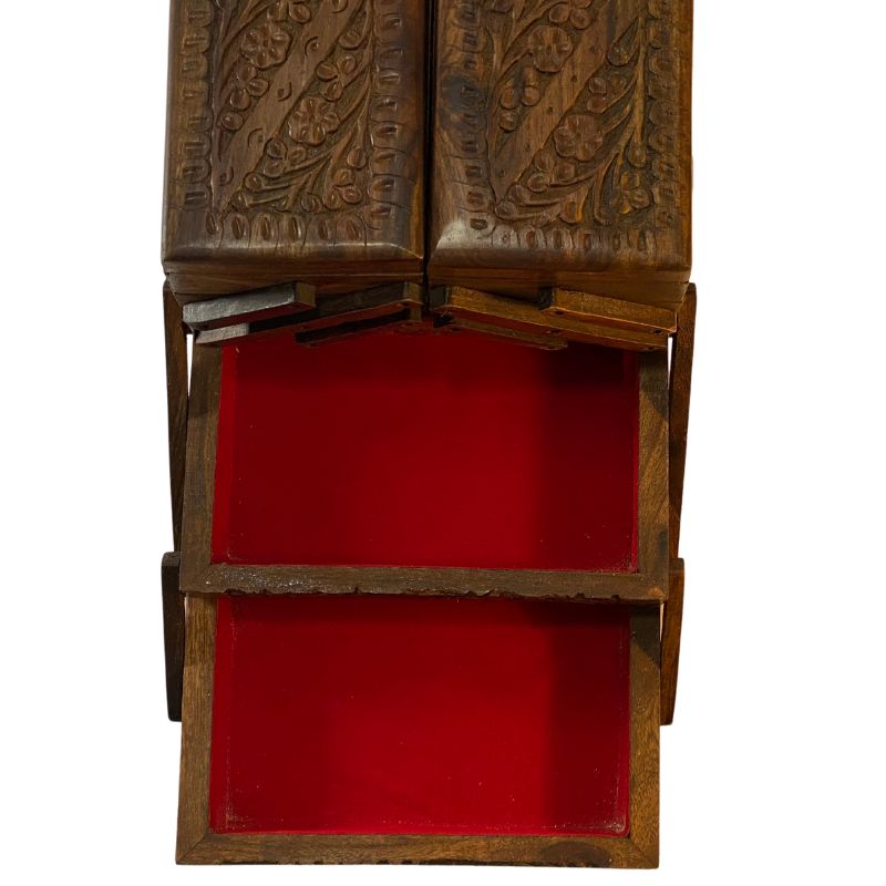 Singhar-Wooden Jewellery Box - Waoo handicrafts