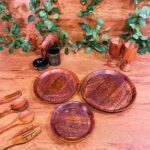 Wooden Rustic Platter-waoo-handicrafts-pakistan-online