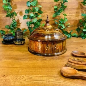 Steam Boat-Wooden Brass Hot Pot