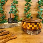 Cedar-Wooden Inlay Hot Pot