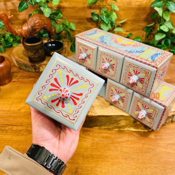 Mystic Wooden Masala Box-waoo-handicrafts-pakistan