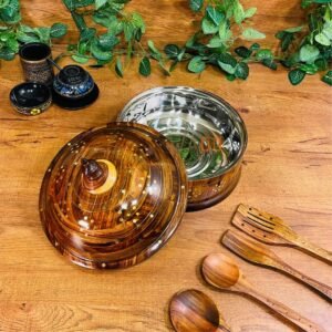 Steam Boat-Wooden Brass Hot Pot