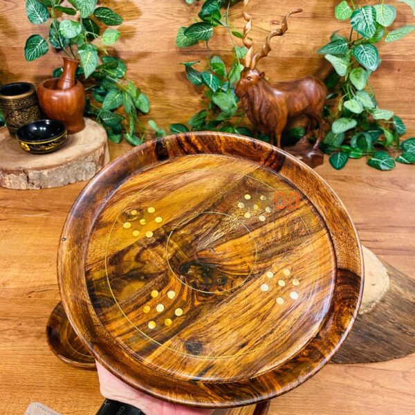 Wooden Brass Dishware-waoo-hanicrafts-pakistan