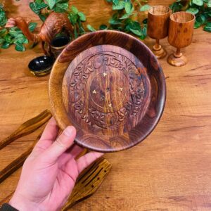 Wooden Rustic Platter-waoo-handicrafts-pakistan-online