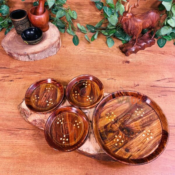 Wooden Brass Dishware-waoo-hanicrafts-pakistan